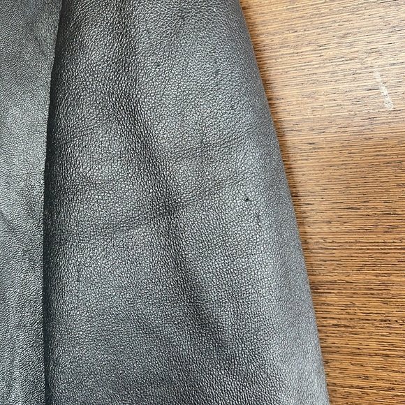 VINTAGE Genuine Leather Women’s Blazer ‘S’ - Picture 9 of 12